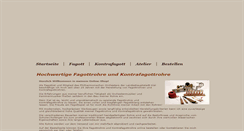 Desktop Screenshot of fagottrohre.de